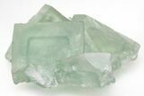 Green Cubic Fluorite Crystals with Phantoms - China #216243-1